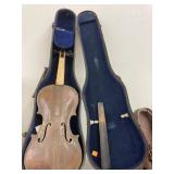 Vintage violin and case - writing inside see pics