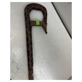 Wooden Carved Giraffe Cane