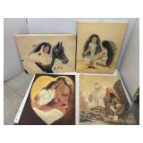 Art Paintings  set of 4