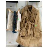 Vntg Suede Jacket and 2cnt Macrame