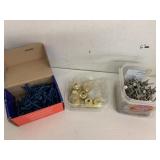 Flat of nails, Screws, Knobs