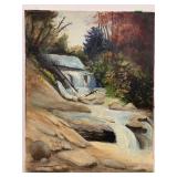 Painting on canvas, signed