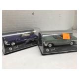 2 Metal Buick Cars