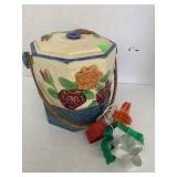 Vntg Cookie Har and Cookie Cutters