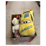 Box of Stuffed Plush Toys