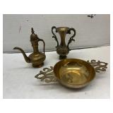 3 pices Vintage Brass