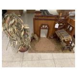 Nativity Scene and Tree