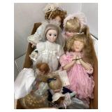 Box of Dolls (Madame Alexander, Duck House,