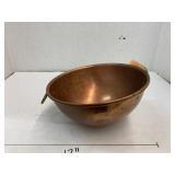 Heavy copper bowl