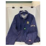 Notre Dame Fleece Jacket. Size L