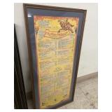 Italian Vintage Restaurant Menu