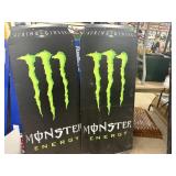 Monster Energy Drinks plastic signs