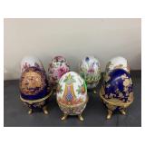 7 Hinged Egg Decorations