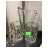 Pitcher and 2 Mugs