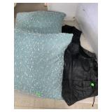 Pillows and Vest