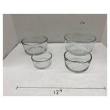 Pyrex and Anchor Hocking glass bowls