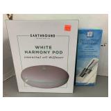 White Harmony Pod Oil Diffuser and Electrolysis