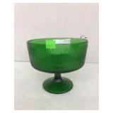 Hoosier Glass Green Candy Dish