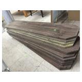 Wooden Fence Pieces - approx 4 ft long