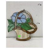 Stained Glass basket sun catcher