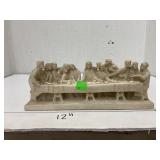 Vntg Last Supper Sculpture