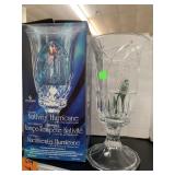 Nativity Hurricane Glass Candle Decor