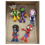 action figures Spidey and His Amazing Friends.