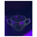 3cnt Green Glass, One is Uranium