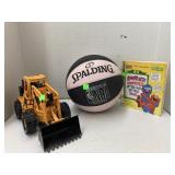 Pay loader, Basketball, & Little Golden Book