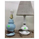 2 different lamps