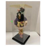 Asian Doll in Plastic Display Case