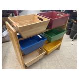 Wooden Toy Storage Organizer