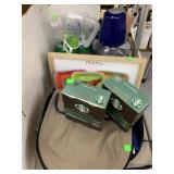 Pyrex Carrying Case. Starbucks Pods (expired),