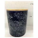 Ceramic Canister with Wooden Lid