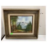 Mountain Painting, Signed