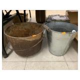 2 Metal Buckets