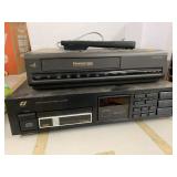 VHS Player and Disc Changer