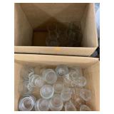 2cnt Boxes of clear Glass