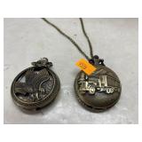 2 Stop Watches - Eagle & Truck