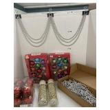Silver garlands, 2 boxes Merry & Bright glass