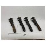 Vntg adjustable pipe clamps