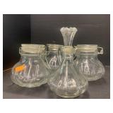 3 Containers and cruet