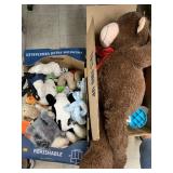 2cnt Boxes of Stuffed Toys and Misc