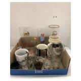Glasses, Mugs, Shot Glasses