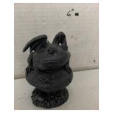 Frog with Horns Garden Decor