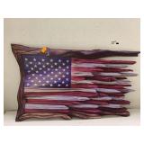 Wooden American Flag Decor
