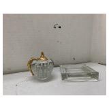 Glass Apple Paper Weight and Glass Decor