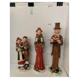 Glass Caroler Figurines