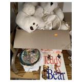 Stuffed Bears, Plates, Book, misc