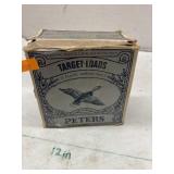 Empty Box Only of  Vintage Peters Target Load -